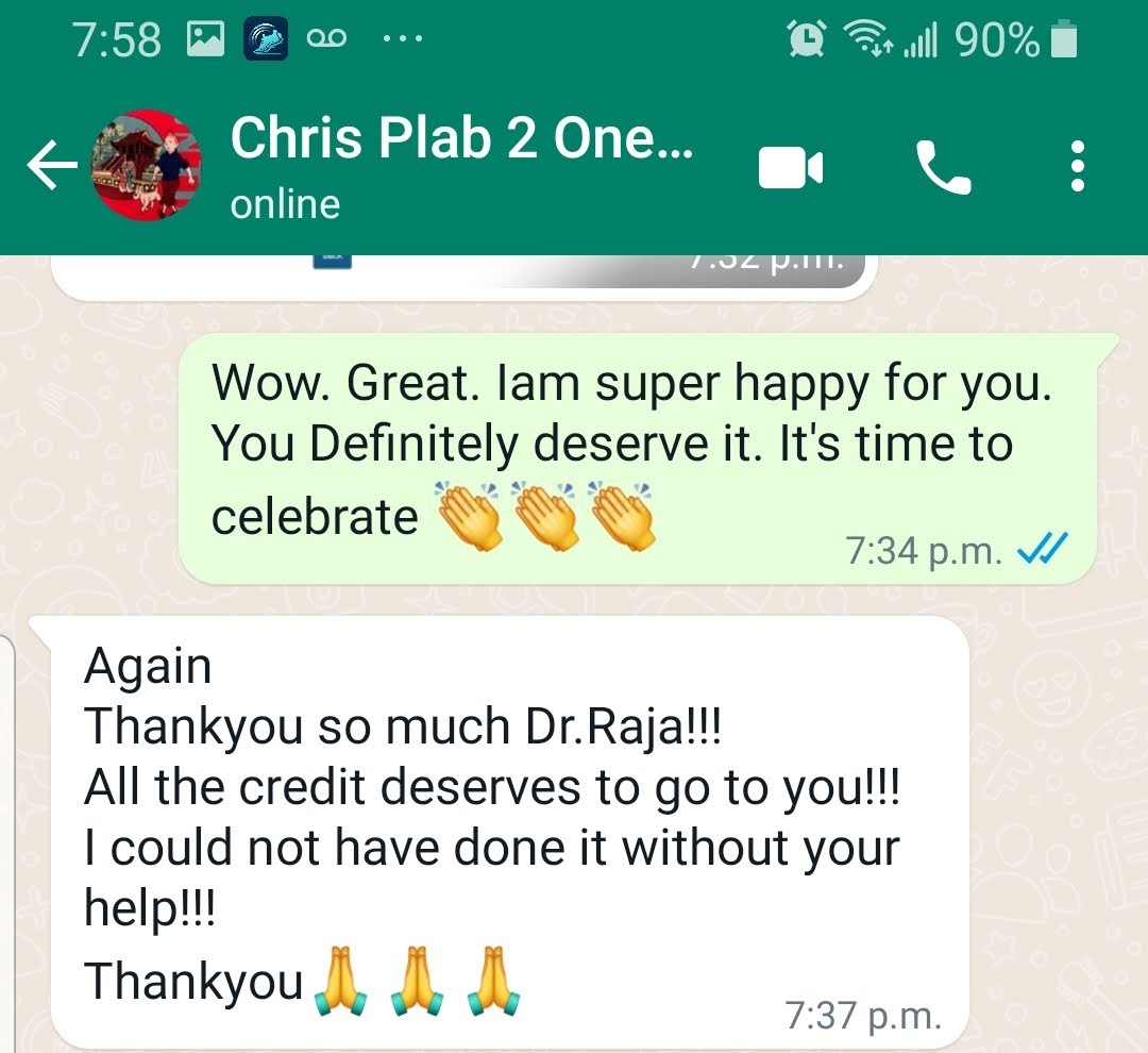 Success story from StepUpIMG community